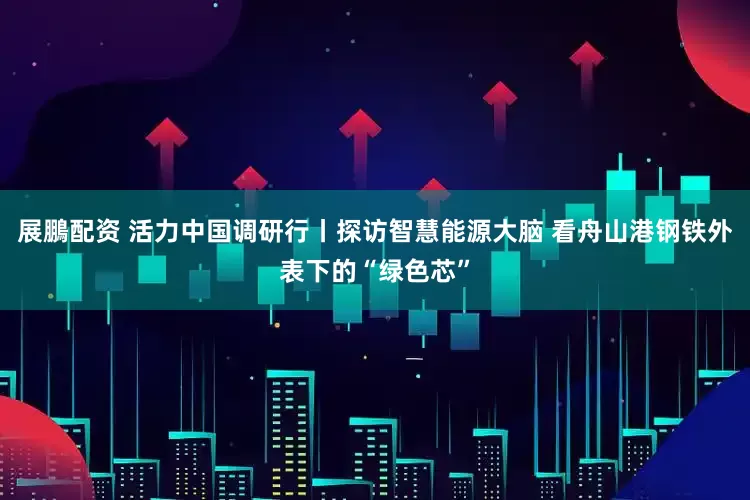 展鵬配资 活力中国调研行丨探访智慧能源大脑 看舟山港钢铁外表下的“绿色芯”