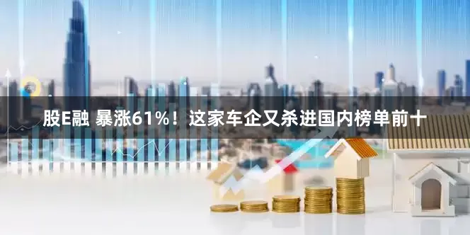 股E融 暴涨61%！这家车企又杀进国内榜单前十